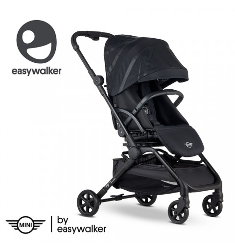 MINI by Easywalker Buggy Turn  - kompaktowy wózek spacerowy z obrotowym siedziskiem 360° | Oxford Black